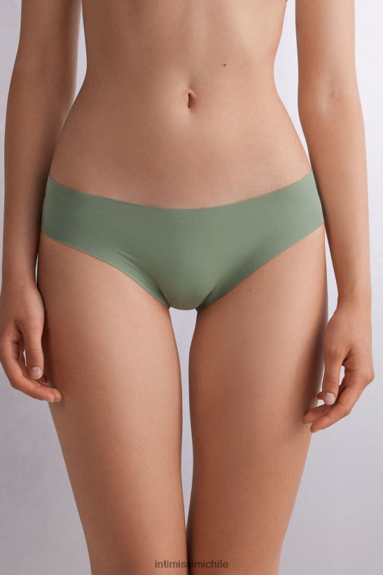 Intimissimi calzoncillos de algodón sin rematar mujer 344j-salvia verde ropa interior L4BXFJ907