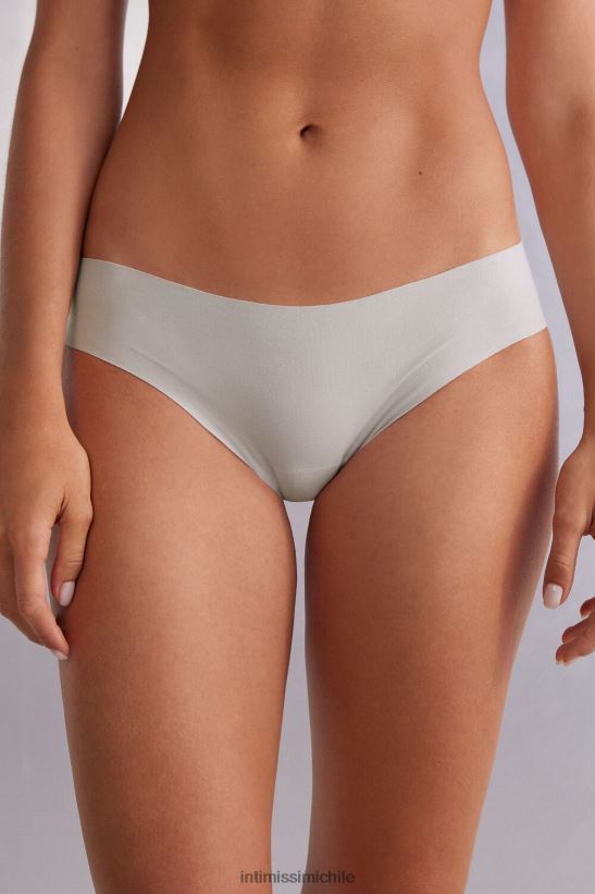 Intimissimi calzoncillos de algodón sin rematar mujer 347j-gris hielo ropa interior L4BXFJ895