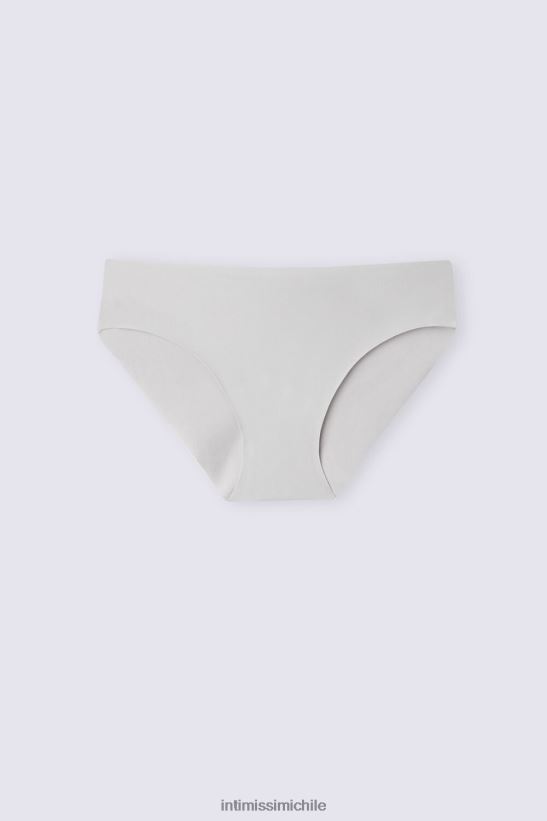 Intimissimi calzoncillos de algodón sin rematar mujer 347j-gris hielo ropa interior L4BXFJ895