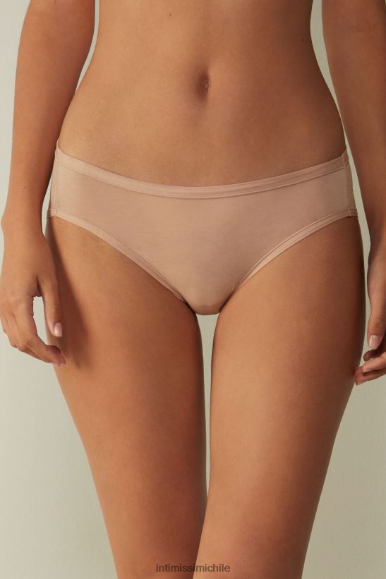Intimissimi calzoncillos ultraligeros de algodón supima mujer 044-beige suave ropa interior L4BXFJ1141