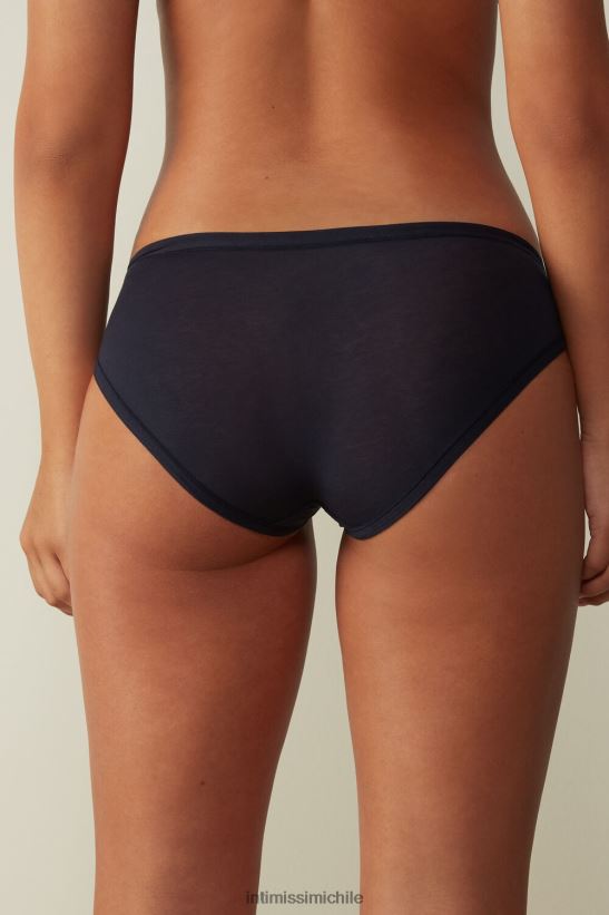 Intimissimi calzoncillos ultraligeros de algodón supima mujer 1467-azul intenso ropa interior L4BXFJ1106