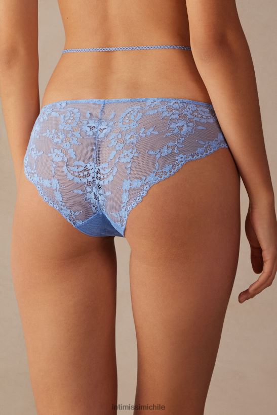 Intimissimi sintiendo hermosas bragas mujer 211j-ortensia-estampado azul ropa interior L4BXFJ947