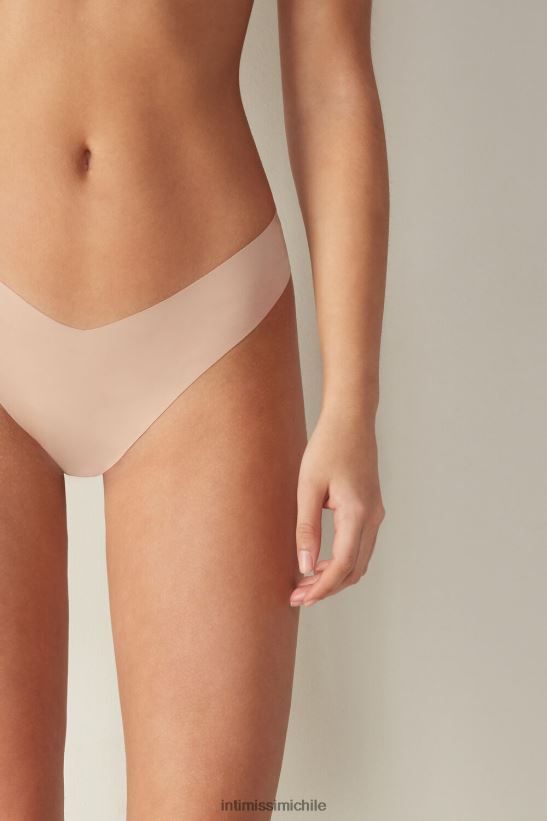 Intimissimi Braguita brasileña de microfibra ultraligera estilo años 80 mujer 044-beige suave ropa interior L4BXFJ1115