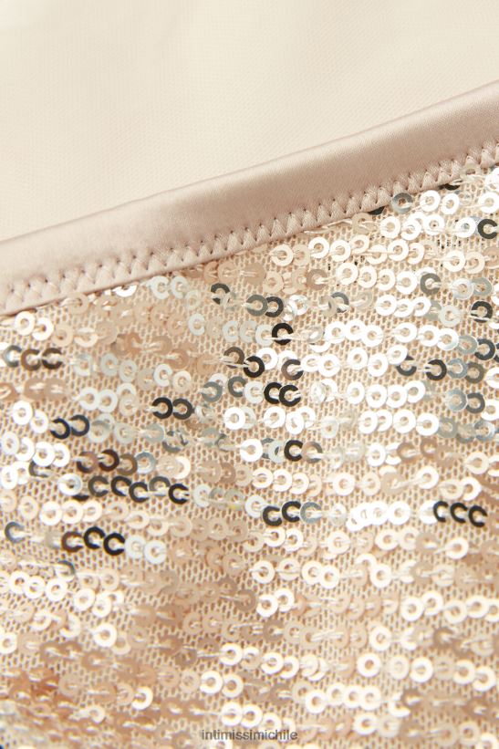 Intimissimi braguita brasileña charme brillante con tiras laterales mujer 237j-natural/plata ropa interior L4BXFJ940