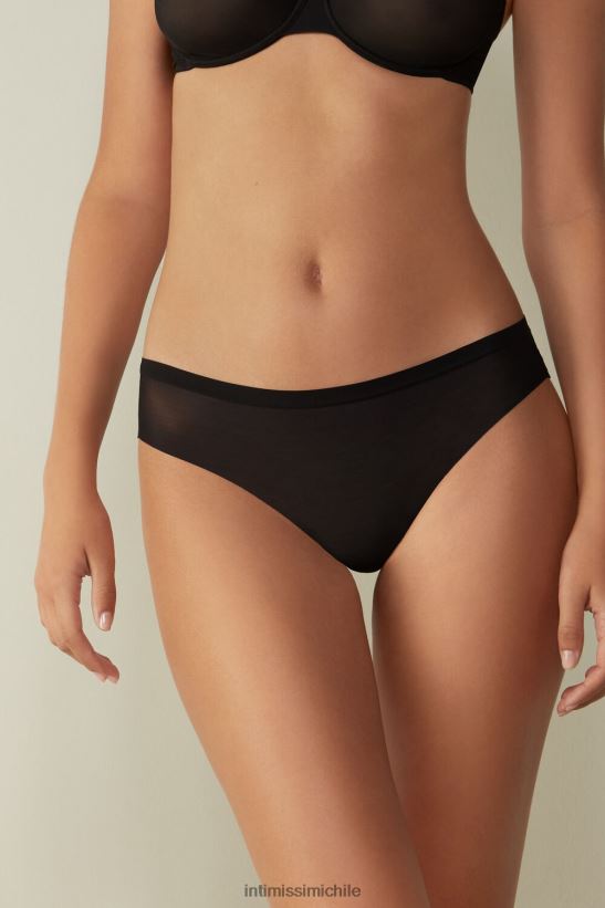 Intimissimi braguita brasileña tacto invisible mujer 019-negro ropa interior L4BXFJ1145