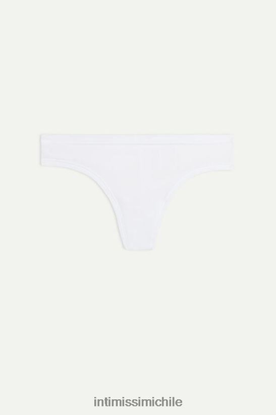 Intimissimi braguita brasileña ultraligera de algodón supima mujer 001-blanco ropa interior L4BXFJ1094