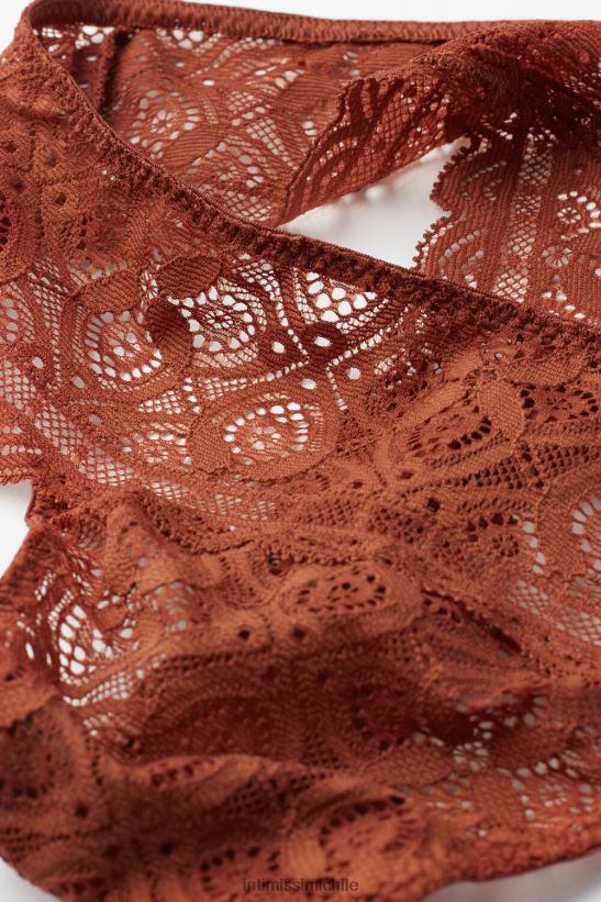 Intimissimi braguitas brasileñas de encaje mujer 332j-canela ligera ropa interior L4BXFJ874