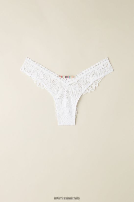 Intimissimi calzoncillos brasileños estilo años 80 para días calurosos de verano mujer 001-blanco ropa interior L4BXFJ933