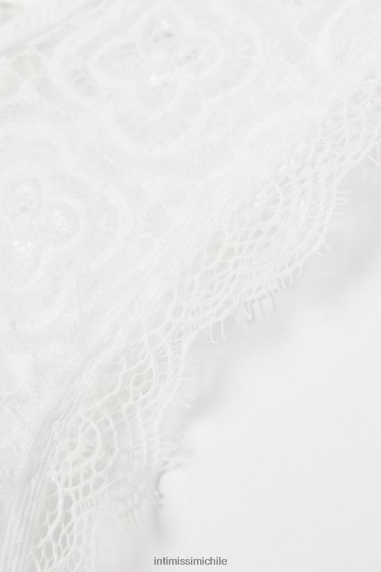 Intimissimi calzoncillos brasileños folk y deliciosos al estilo de los 80 mujer 352j-blanco perla ropa interior L4BXFJ887