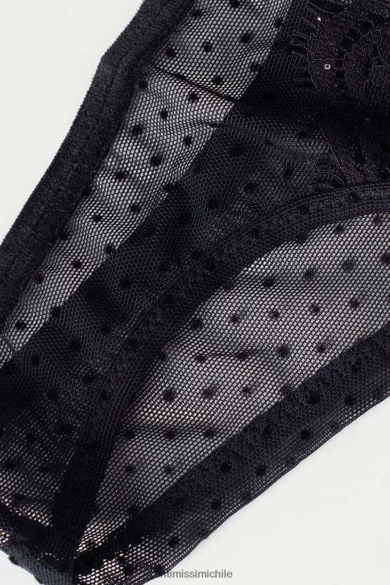 Intimissimi hora de brillar braguitas brasileñas mujer 019-negro ropa interior L4BXFJ1006