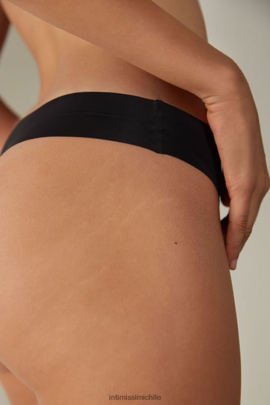 Intimissimi microfibra brasileña ultraligera mujer 019-negro ropa interior L4BXFJ1175