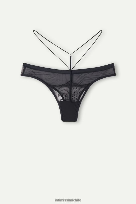 Intimissimi roba el show braguitas brasileñas de cintura alta mujer 019-negro ropa interior L4BXFJ1000