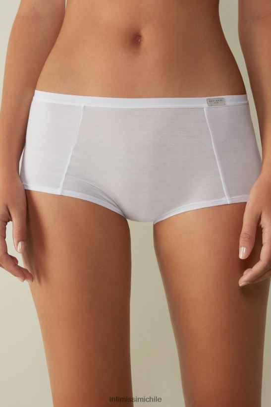 Intimissimi bragas cortas de algodón natural mujer 001-blanco ropa interior L4BXFJ1199