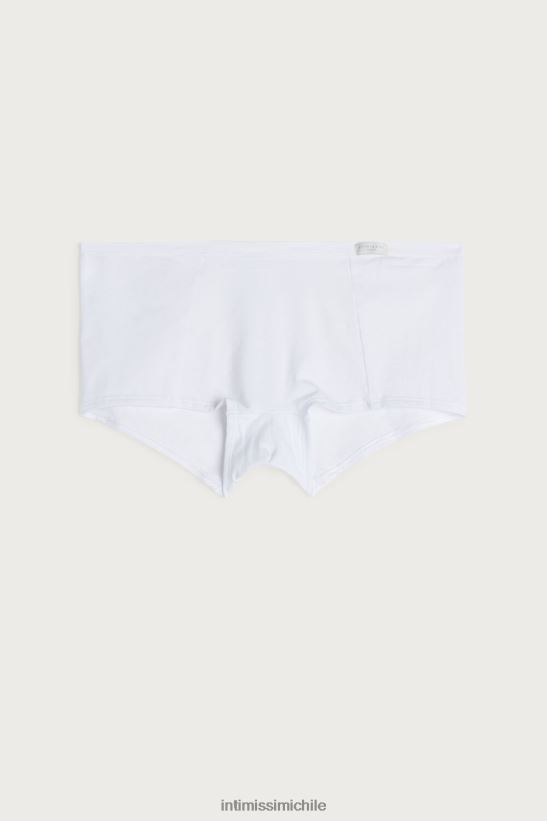 Intimissimi bragas cortas de algodón natural mujer 001-blanco ropa interior L4BXFJ1199
