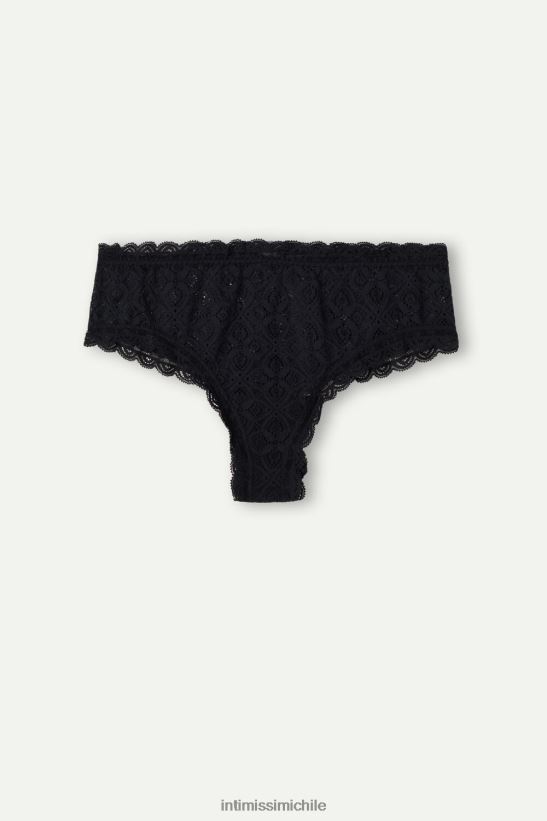 Intimissimi braguitas francesas brasileñas de encaje mujer 019-negro ropa interior L4BXFJ1055