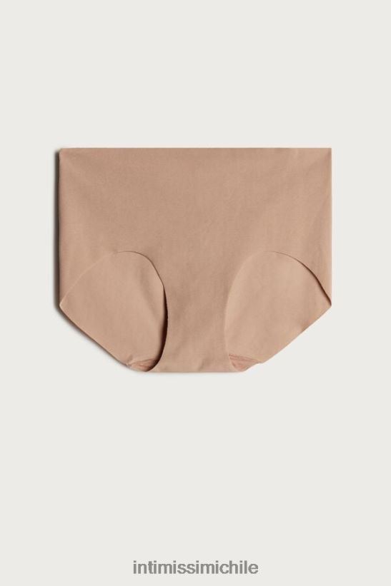 Intimissimi braguitas francesas de algodón cortadas con láser mujer 044-beige suave ropa interior L4BXFJ1155