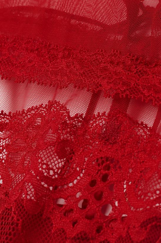 Intimissimi fantasías pecaminosas braguitas francesas de cintura alta mujer 9888-lacre rojo ropa interior L4BXFJ849