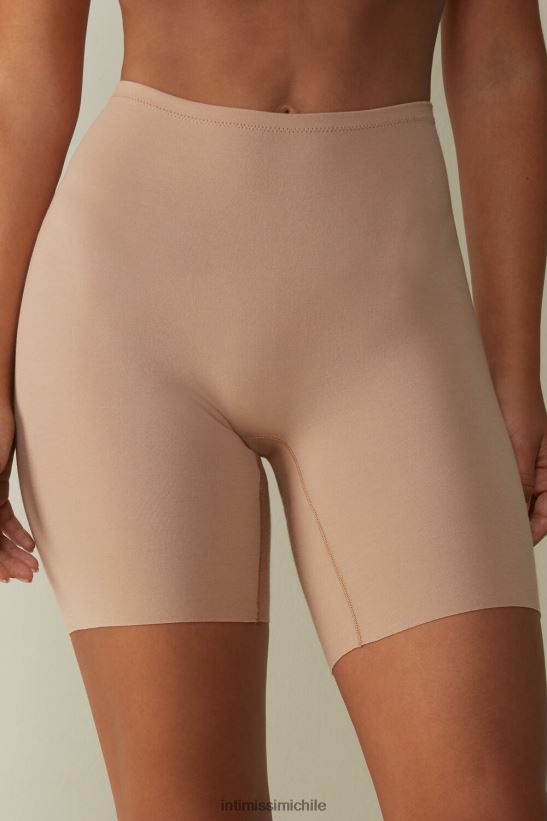 Intimissimi shorts de algodón supima sin costuras mujer 044-beige suave ropa interior L4BXFJ1177