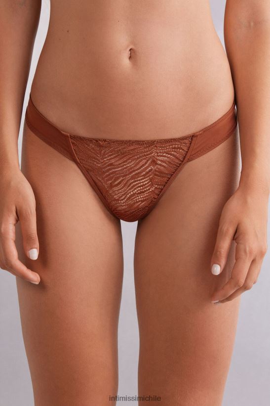 Intimissimi ir tanga más animal mujer 332j-canela ligera ropa interior L4BXFJ843