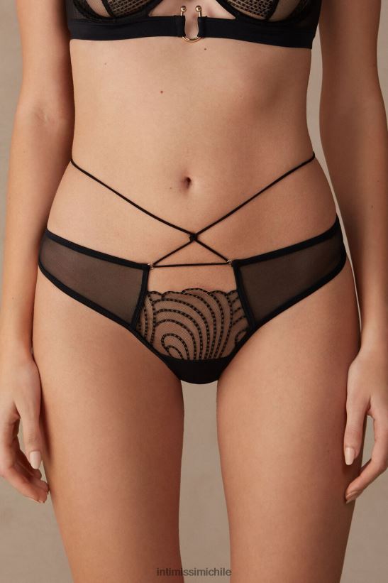 Intimissimi roba el show tanga mujer 019-negro ropa interior L4BXFJ1002