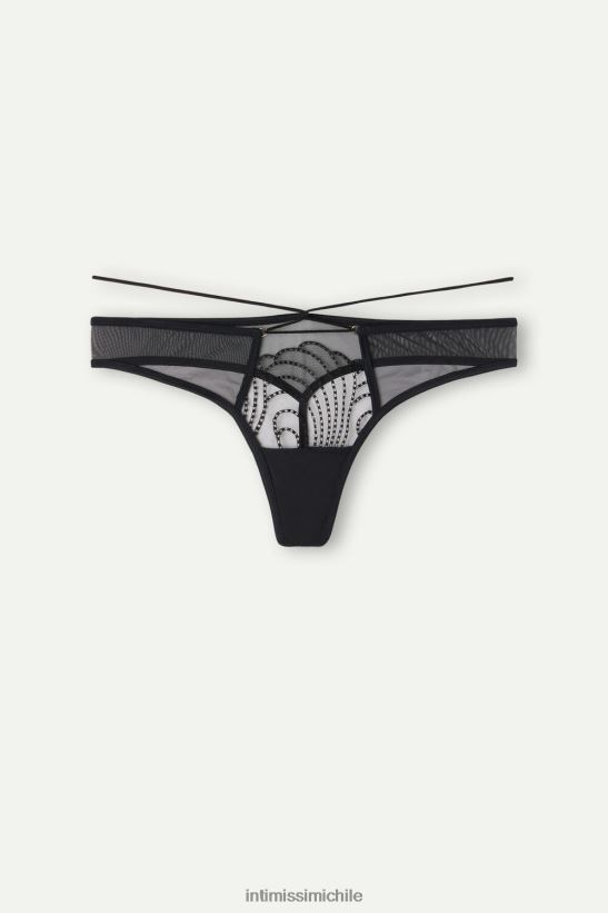 Intimissimi roba el show tanga mujer 019-negro ropa interior L4BXFJ1002
