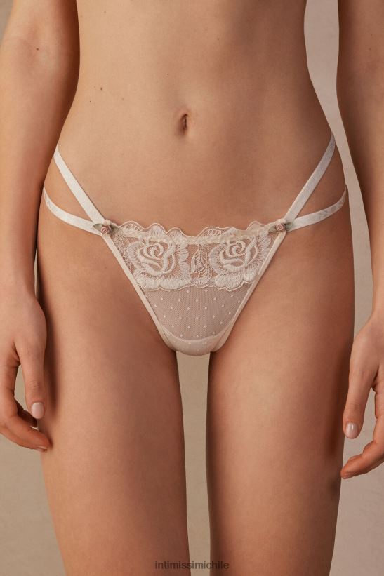 Intimissimi tanga aroma de rosas con tiras laterales mujer 612i-marfil vainilla ropa interior L4BXFJ943