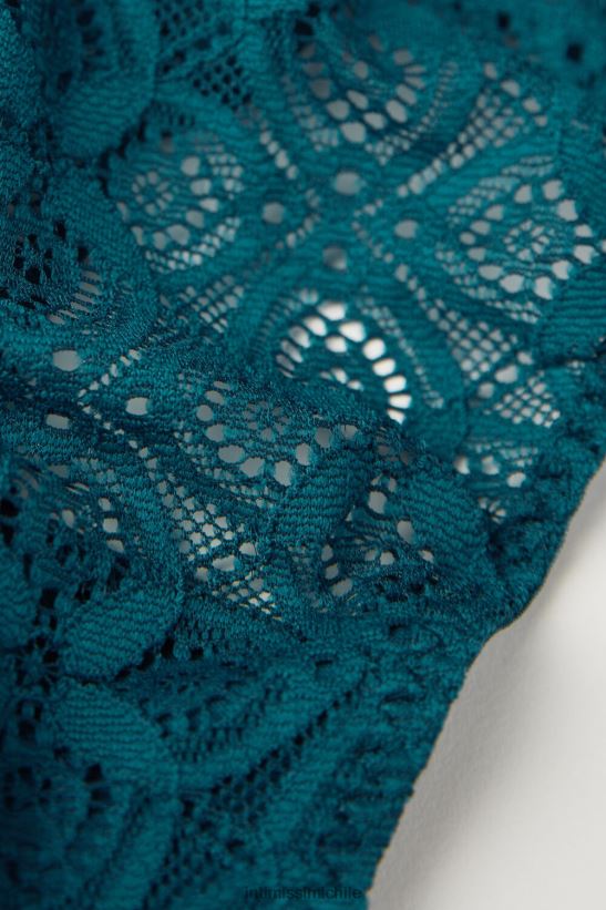 Intimissimi tanga de encaje con tiras laterales mujer 346j-azul verdoso ropa interior L4BXFJ901