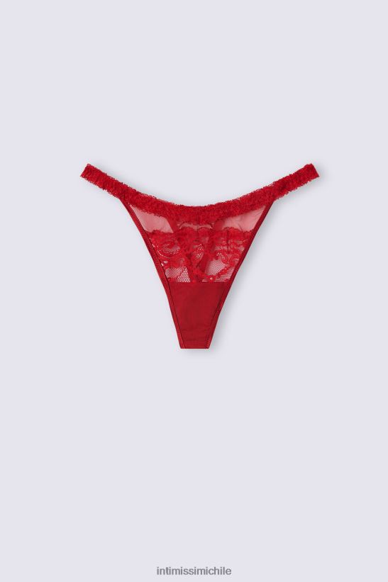 Intimissimi tanga estilo años 80 de sinful fantasies mujer 9888-lacre rojo ropa interior L4BXFJ850