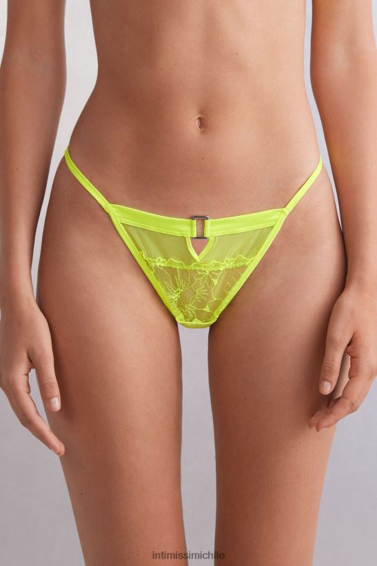 Intimissimi tanga pure joy con tiras laterales mujer 335j-amarillo brillante ropa interior L4BXFJ872