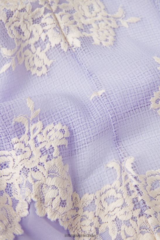Intimissimi body de encaje y tul con bonitas flores mujer 214j-lavanda dulce/marfil vestir L4BXFJ1216