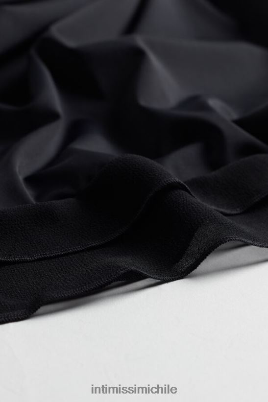 Intimissimi combinación de microfibra con volantes georgette mujer 019-negro vestir L4BXFJ1257