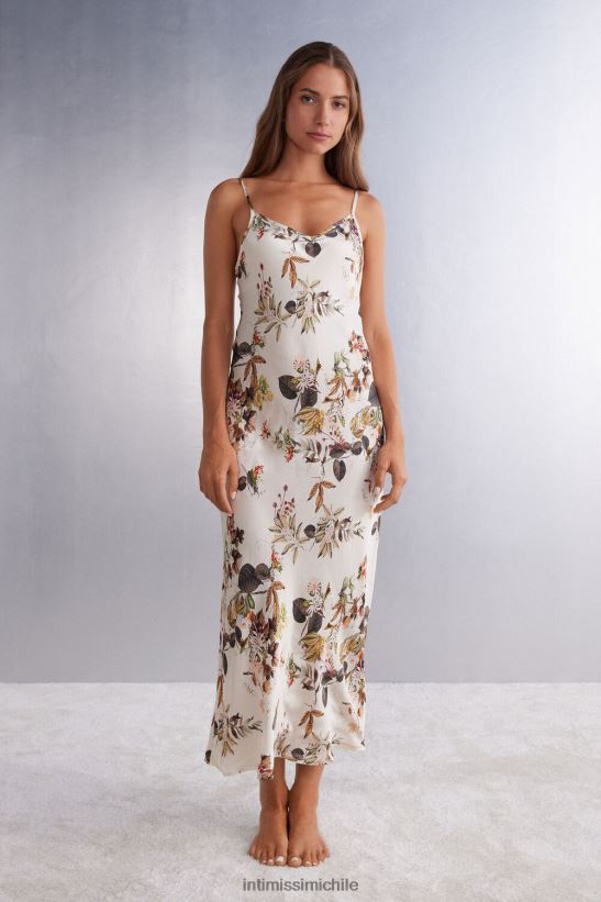 Intimissimi combinación larga de raso de viscosa otoñal botánicos mujer 999i-st.otoño botánica vestir L4BXFJ1211
