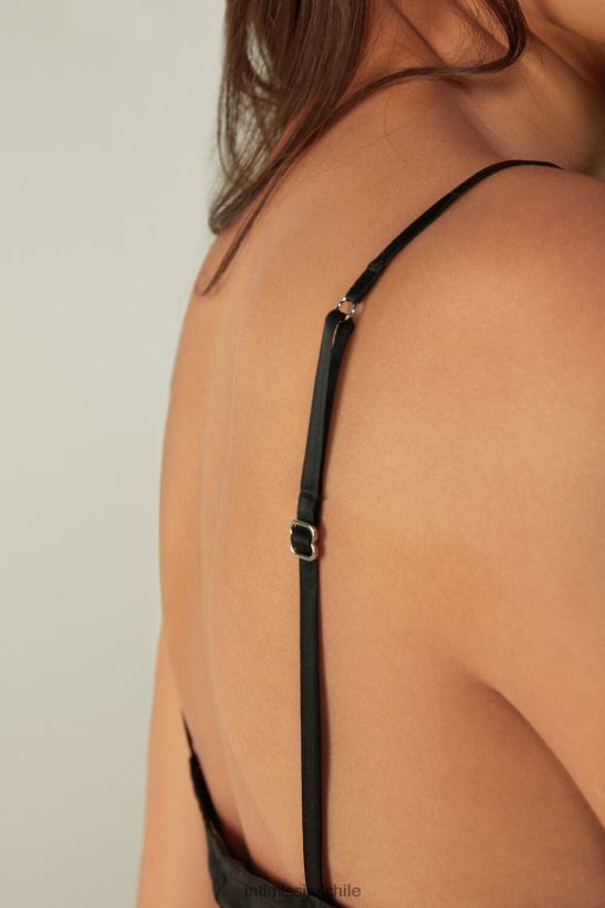 Intimissimi combinación midi de seda mujer 019-negro vestir L4BXFJ1254
