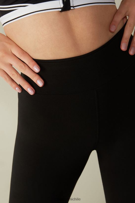 Intimissimi leggings de algodón orgánico elástico in action mujer 019-negro vestir L4BXFJ1400