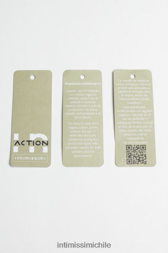 Intimissimi leggings de algodón orgánico elástico in action mujer 731i-negro/gris medio melange vestir L4BXFJ1398