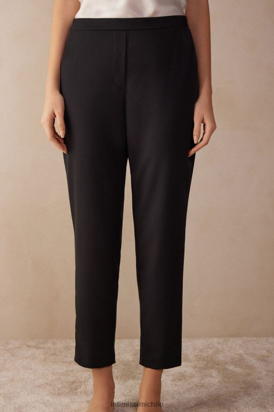 Intimissimi pantalones largos con bolsillos mujer 019-negro vestir L4BXFJ1330