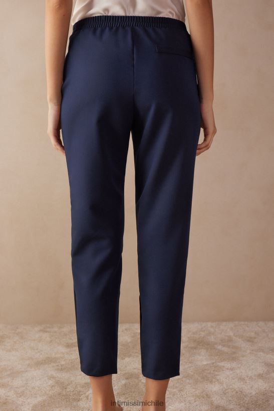 Intimissimi pantalones largos con bolsillos mujer 1467-azul intenso vestir L4BXFJ1329