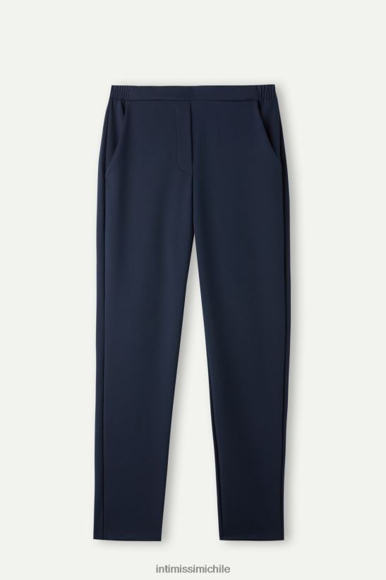 Intimissimi pantalones largos con bolsillos mujer 1467-azul intenso vestir L4BXFJ1329