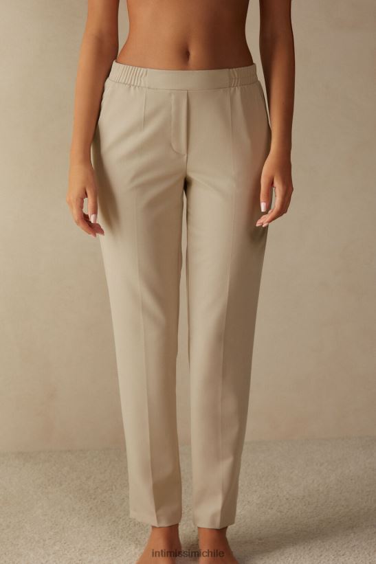 Intimissimi pantalones rectos con bolsillos mujer 2768-almendra vestir L4BXFJ1361