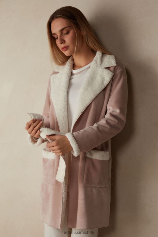 Intimissimi dama de la montaña bata de baño mujer 144j-rosa antiguo vestir L4BXFJ1586