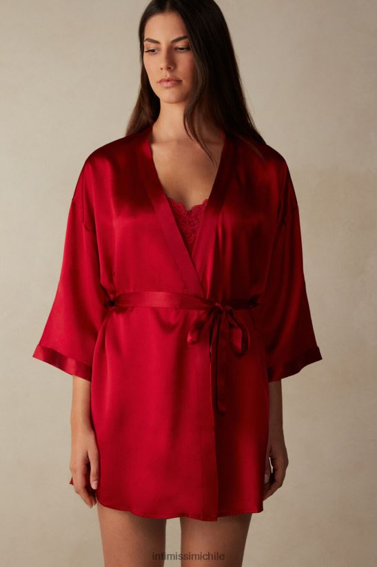 Intimissimi kimono de seda mujer 1473-rojo vestir L4BXFJ1678