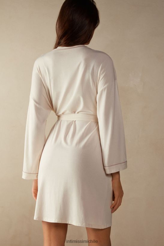 Intimissimi kimono modales mujer 612i-marfil vainilla vestir L4BXFJ1617