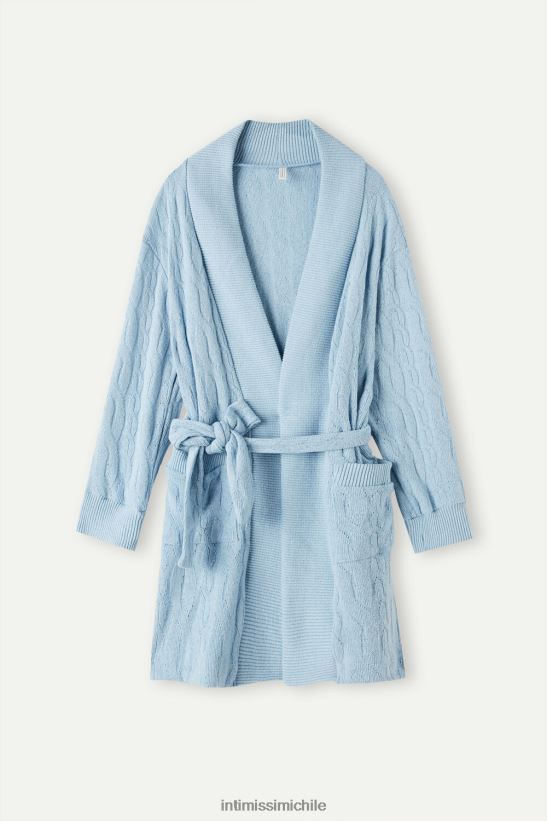 Intimissimi perdido en los campos bata de punto de ochos mujer 7493-azul claro vestir L4BXFJ1566