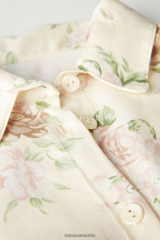 Intimissimi camisón de algodón aroma de rosas mujer 205j-estampado aroma de rosas vestir L4BXFJ1550