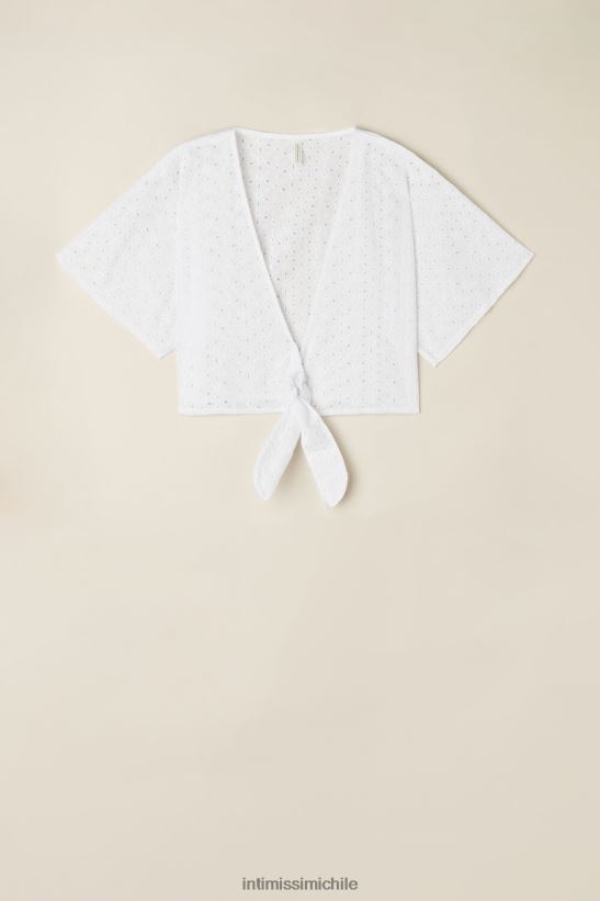 Intimissimi Top cruzado sangallo de Hello Sunshine mujer 001-blanco vestir L4BXFJ1529