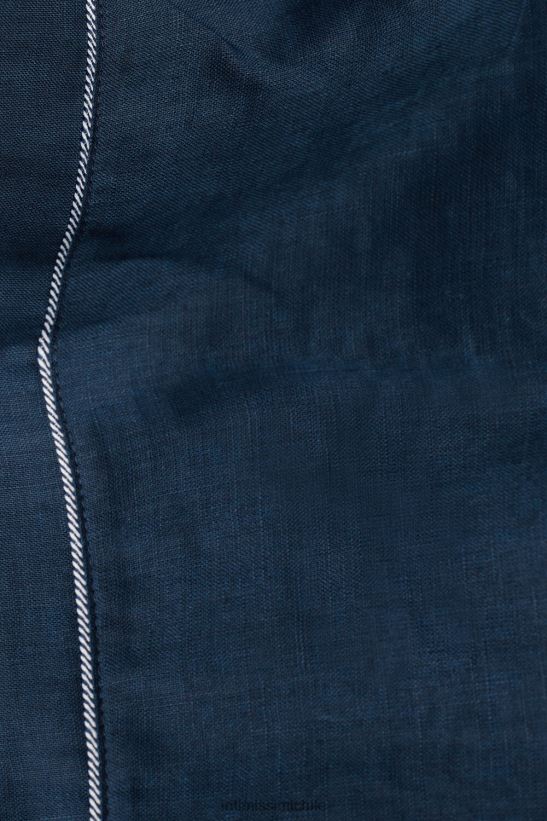 Intimissimi pantalones cortos de lino de noche de yate mujer 243j-azul marinero vestir L4BXFJ1533