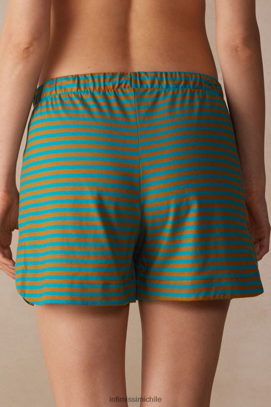 Intimissimi shorts a rayas summer vibes mujer 242j-raya de vibraciones de verano vestir L4BXFJ1522