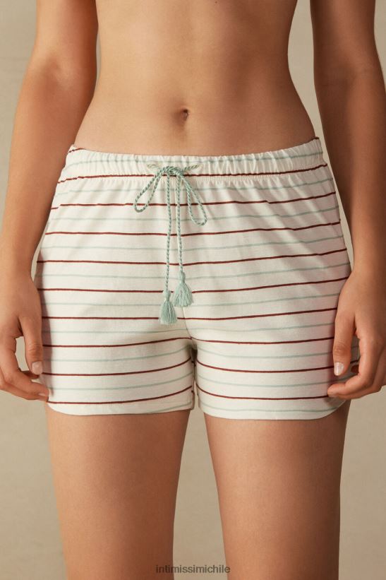 Intimissimi shorts de punto de algodón con jardín de especias mujer 004j-riga jardín de especias vestir L4BXFJ1628