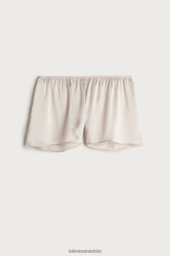 Intimissimi shorts lisos de satén de seda mujer 2280-seda rosa vestir L4BXFJ1675
