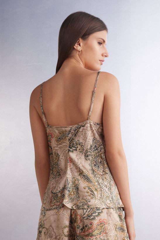 Intimissimi top de satén de viscosa diosa dorada mujer 342j-st.diosa dorada vestir L4BXFJ1259